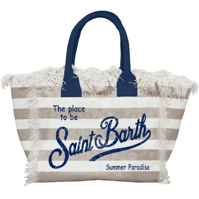 Saint Barth Borsa a Spalla Vanity in Canvas