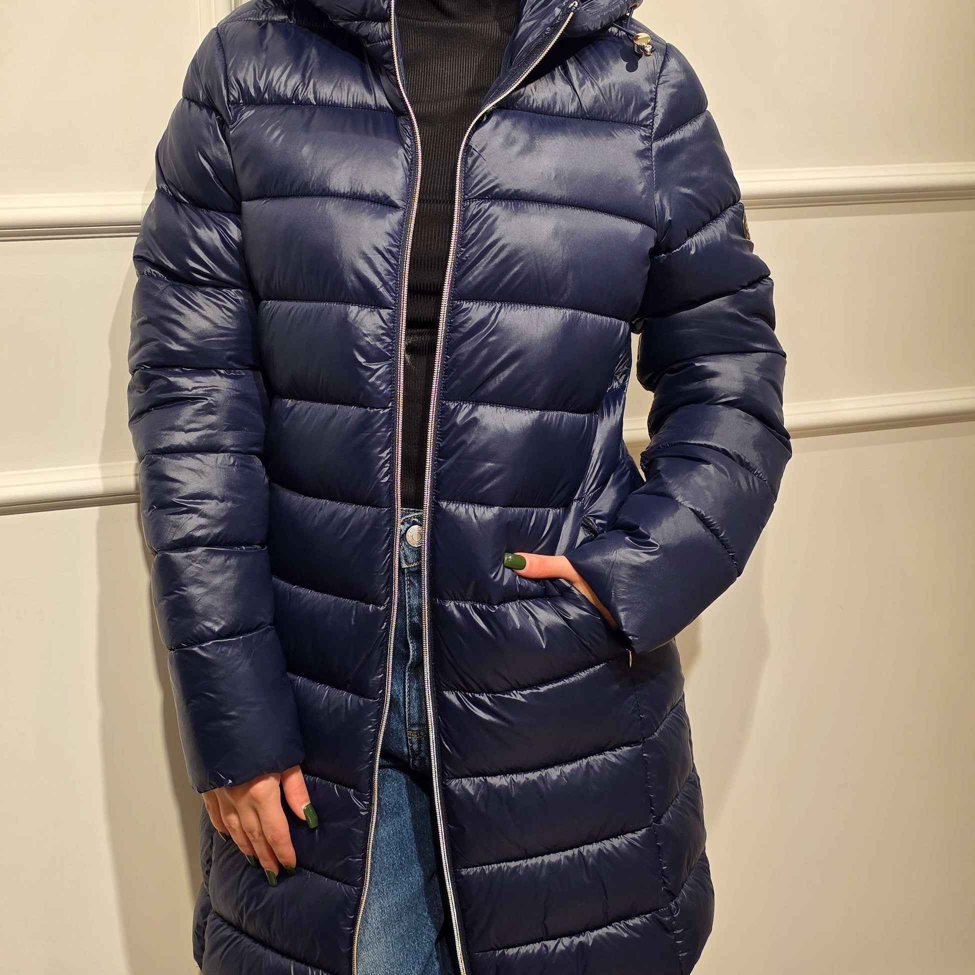 Markup Piumino Lungo con cappuccio