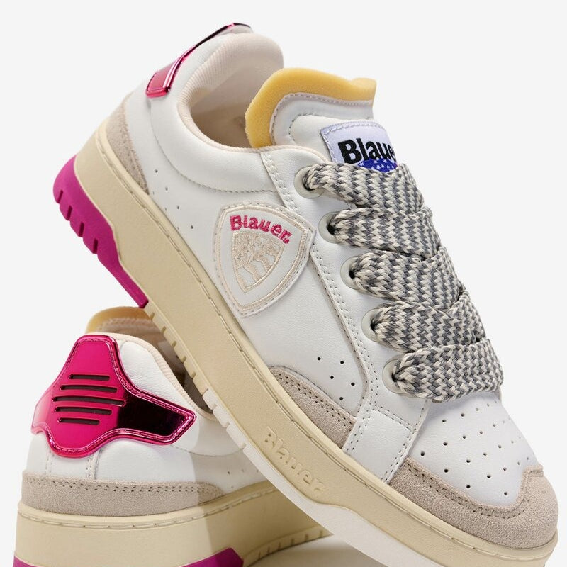 Blauer Usa Sneakers ADEL02/LEA Bianco Fuxia