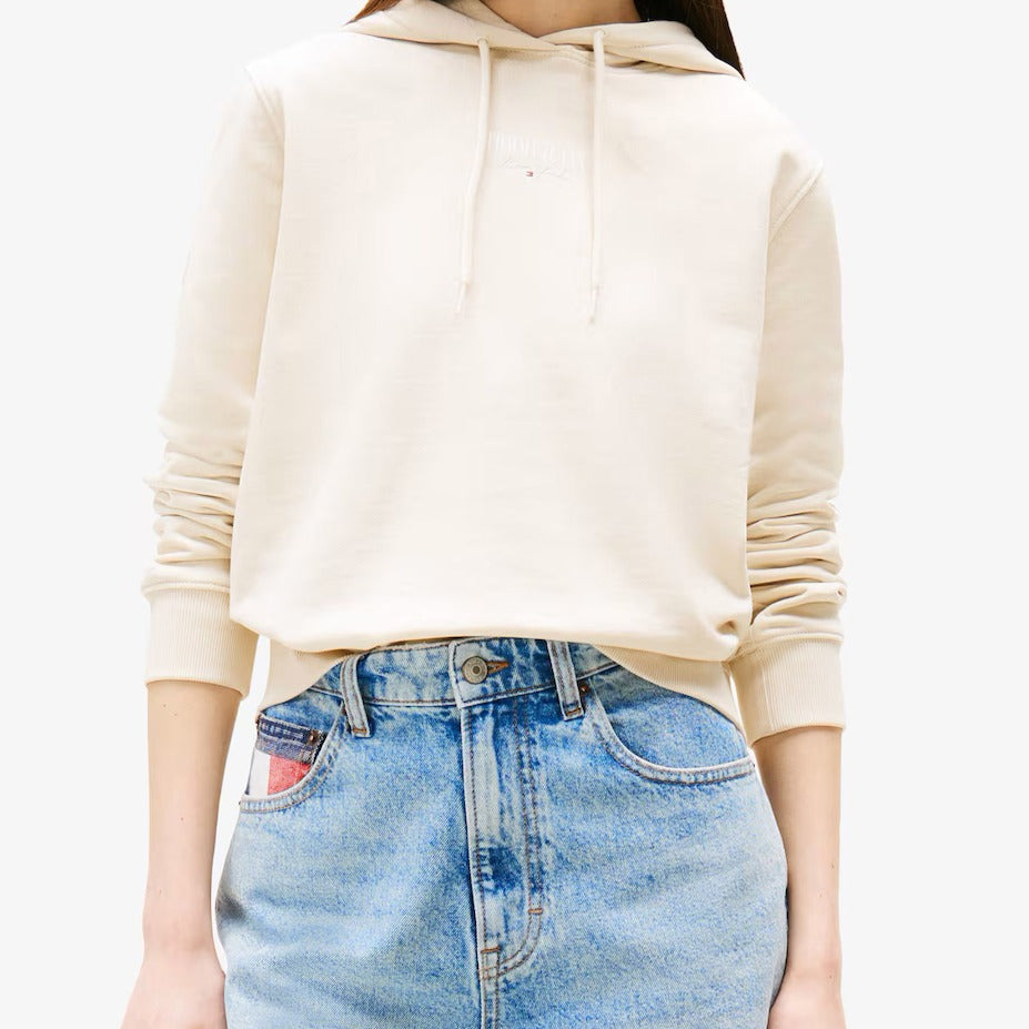 Tommy Hilfiger Felpa in Cotone con Cappuccio