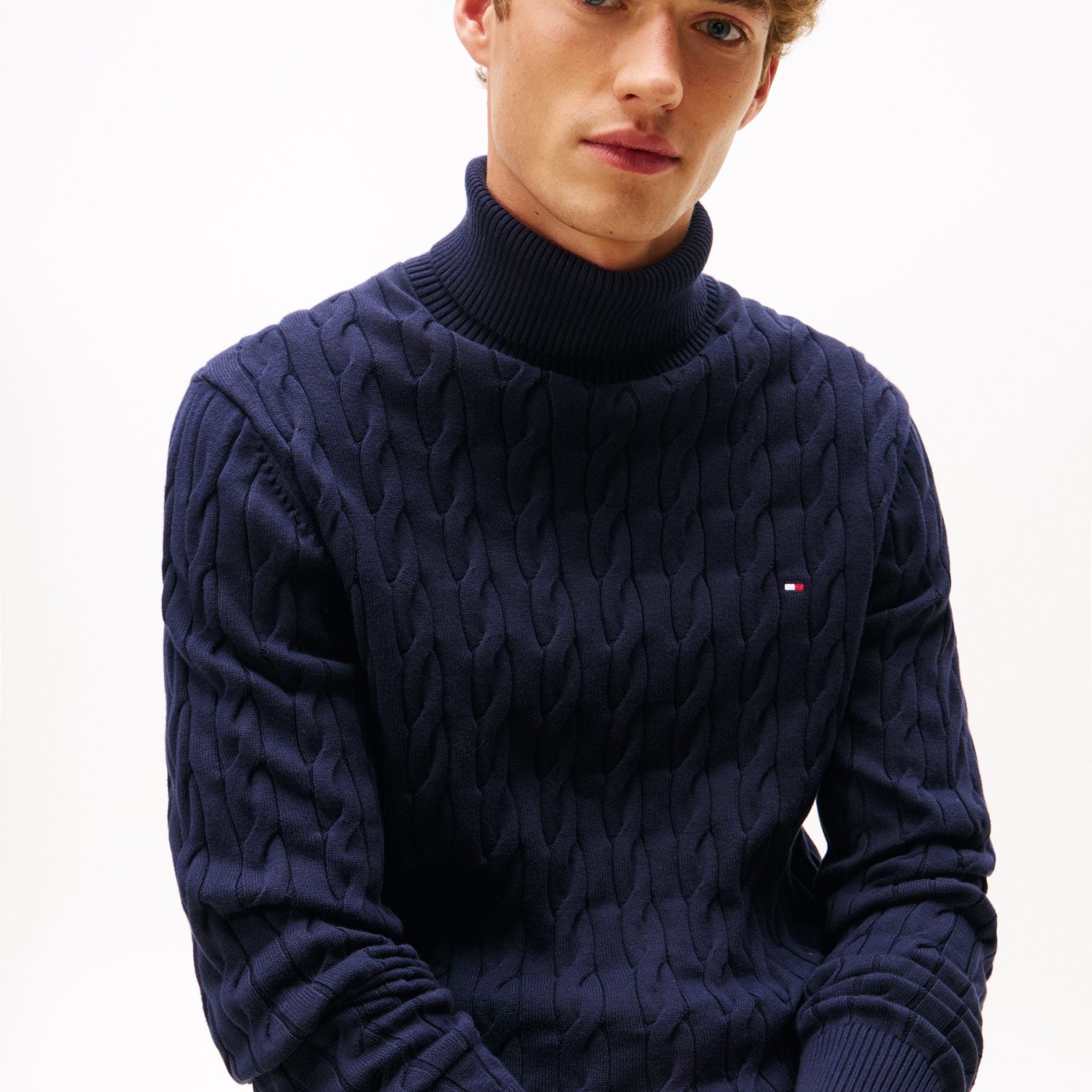 Tommy Hilfiger Pullover in Maglia Intrecciata