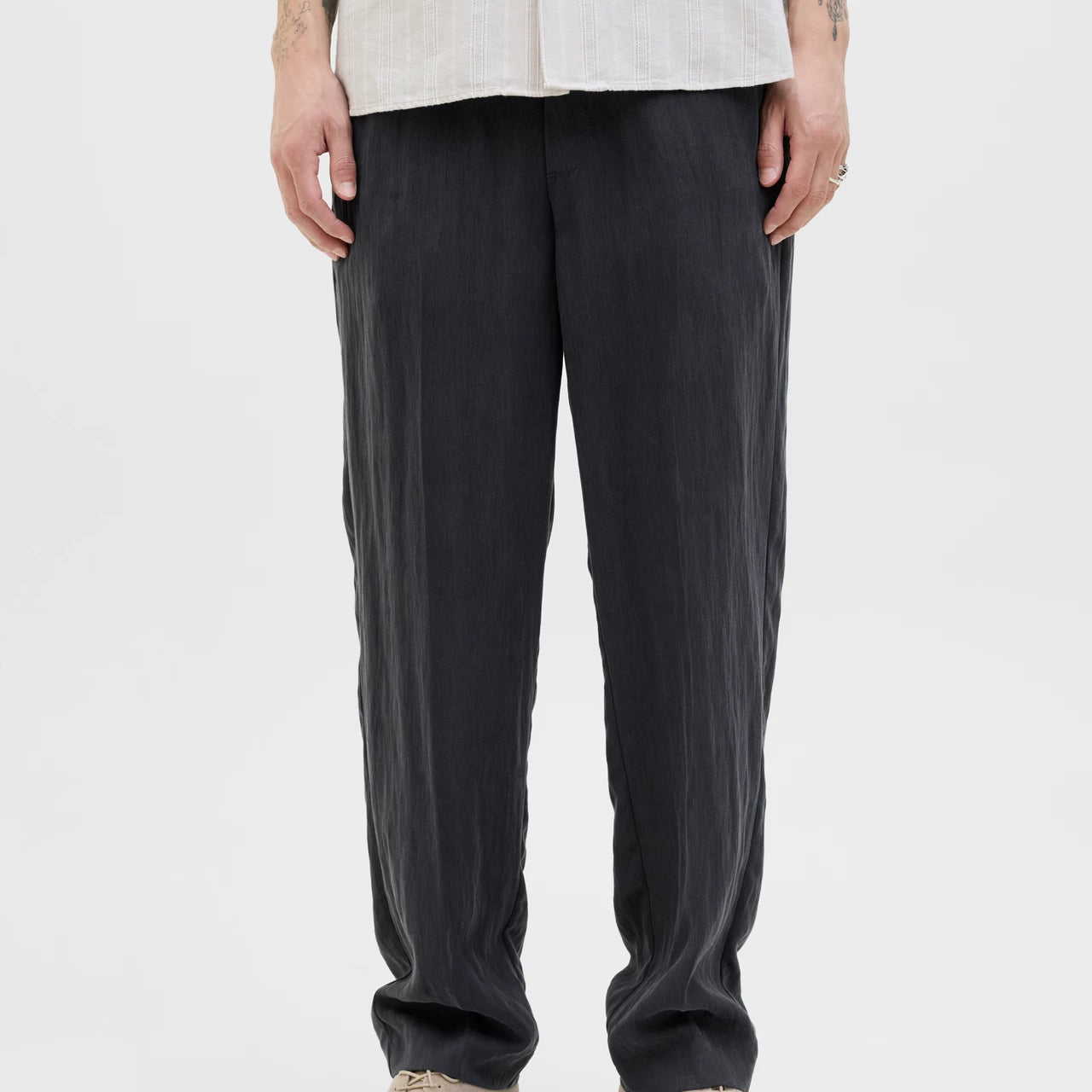 Jack & Jones Pantalone Bordi con Risvolto