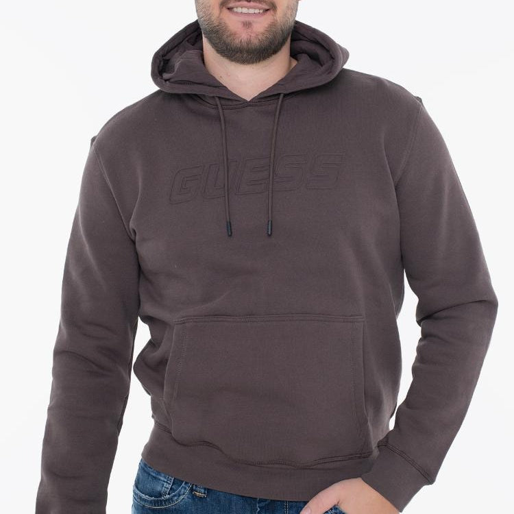 Guess Felpa Manica Lunga con Cappuccio