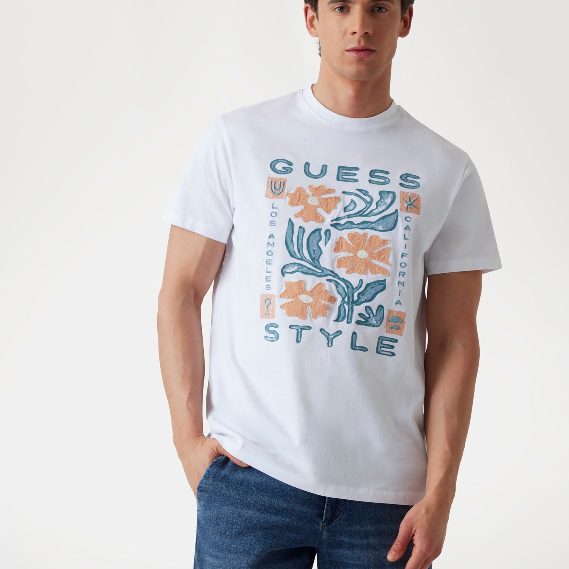 Guess T-shirt Regular con Logo