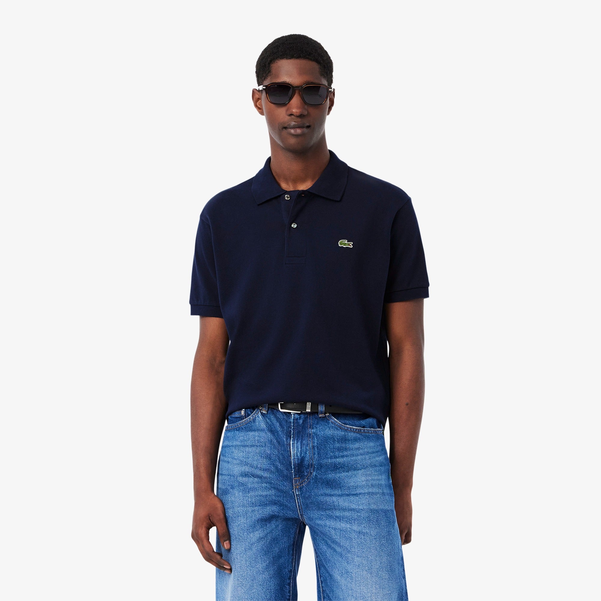Lacoste Polo in Misto Cotone Organico Regular Fit