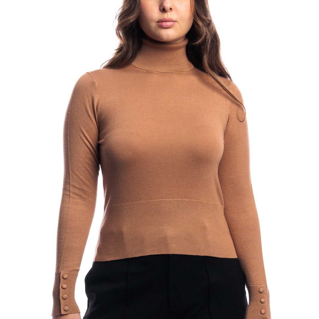 Mark Up Maglione Dolcevita in Misto Viscosa