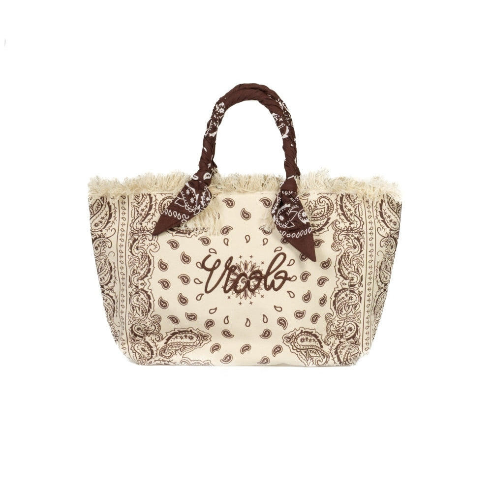 Vicolo Borsa Grande in Canvas Fantasia Bandana
Beige Marrone