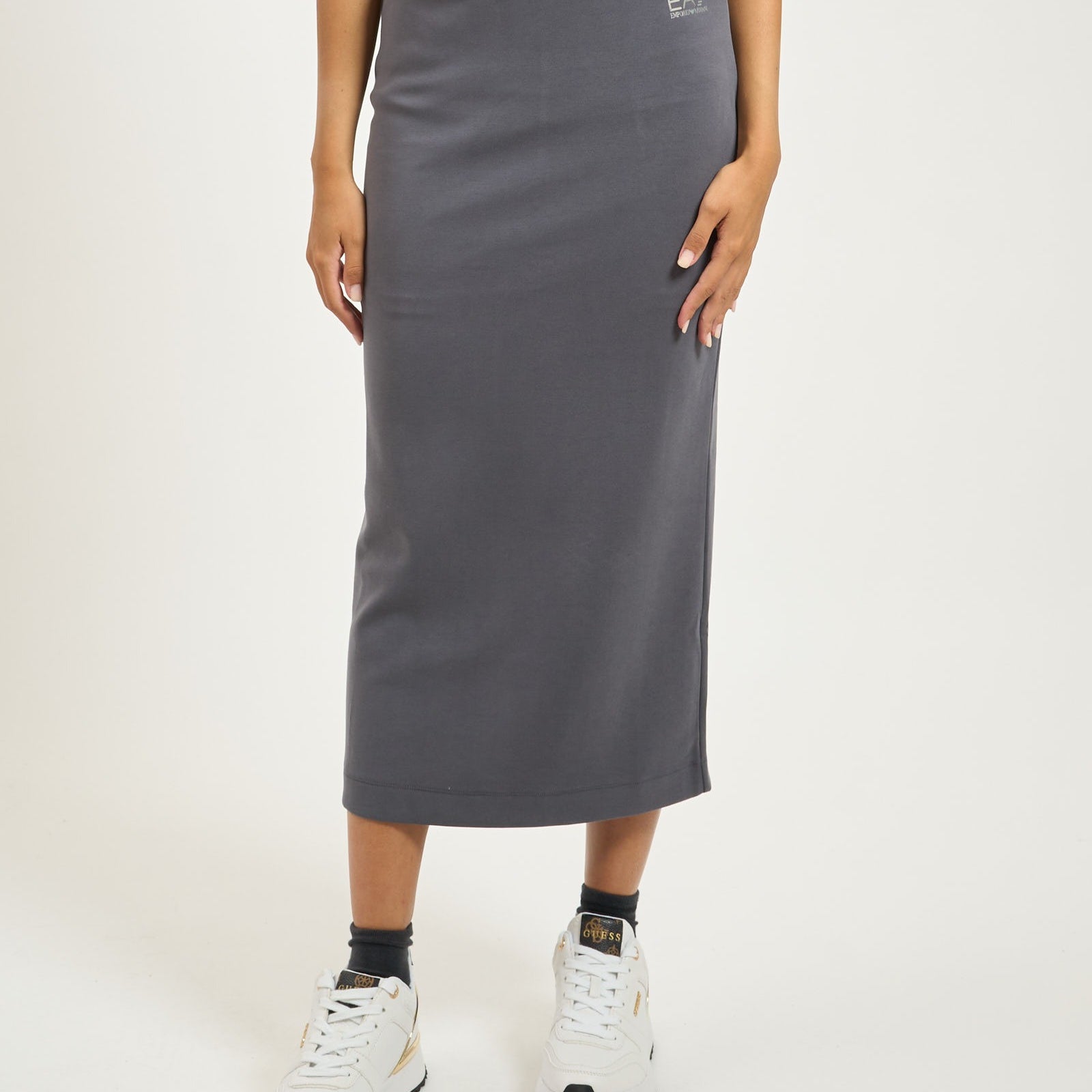 Armani EA7 Gonna Lunga con Spacco sul Retro
Grigio