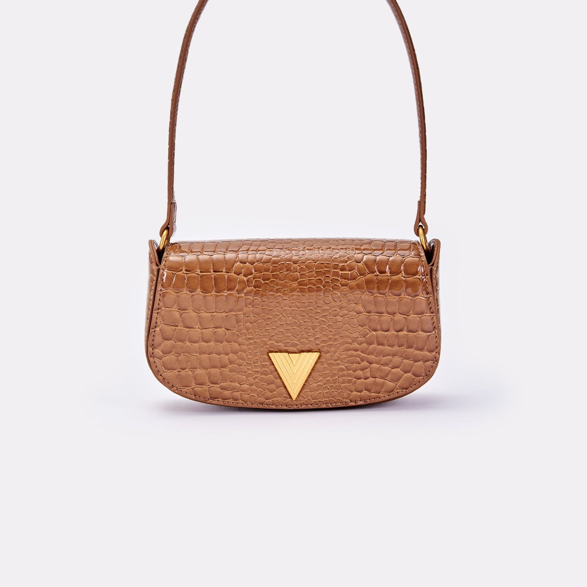 Vicolo Borsa Clap Effetto Coccodrillo