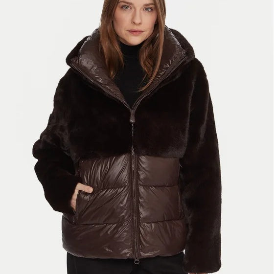 Blauer Usa Giubbino Nylon con Pelliccia Eco Fanevil