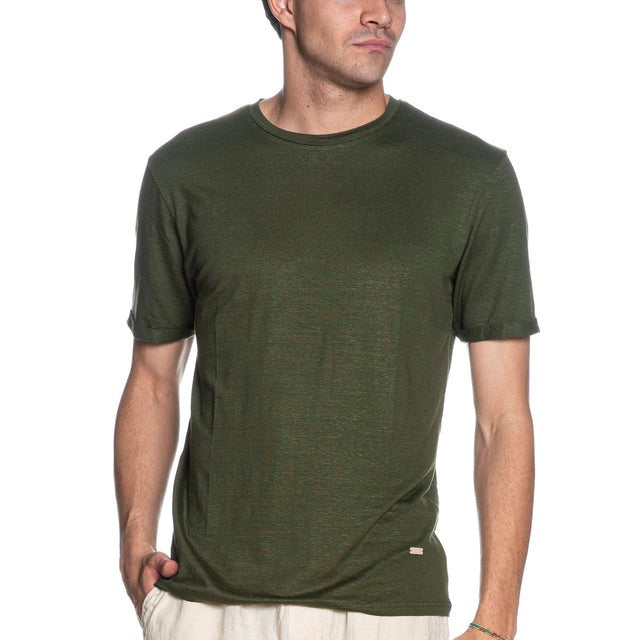 Gianni Lupo T-shirt in Jersey di Lino