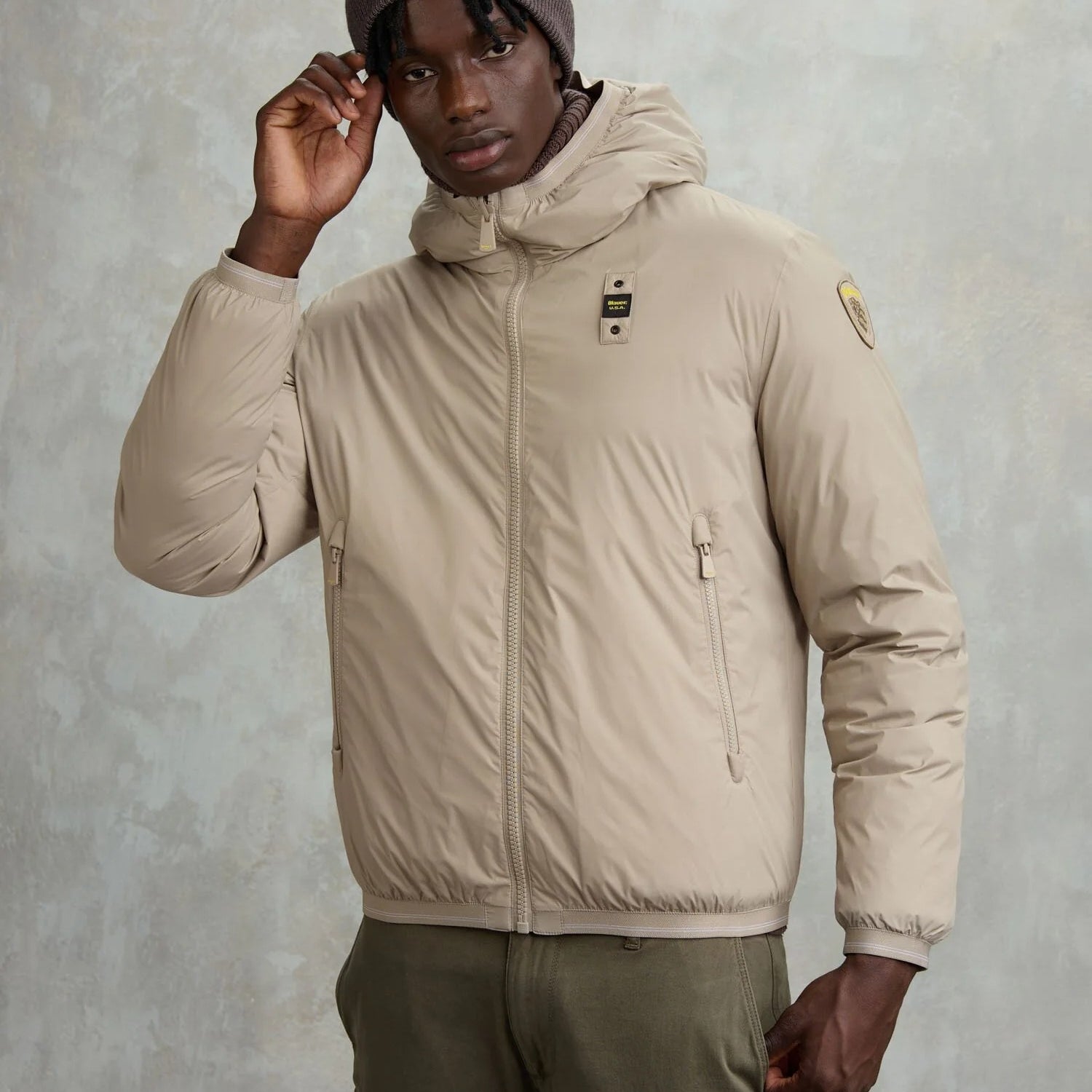 Blauer USA Piumino Reversibile Termosaldato Donald