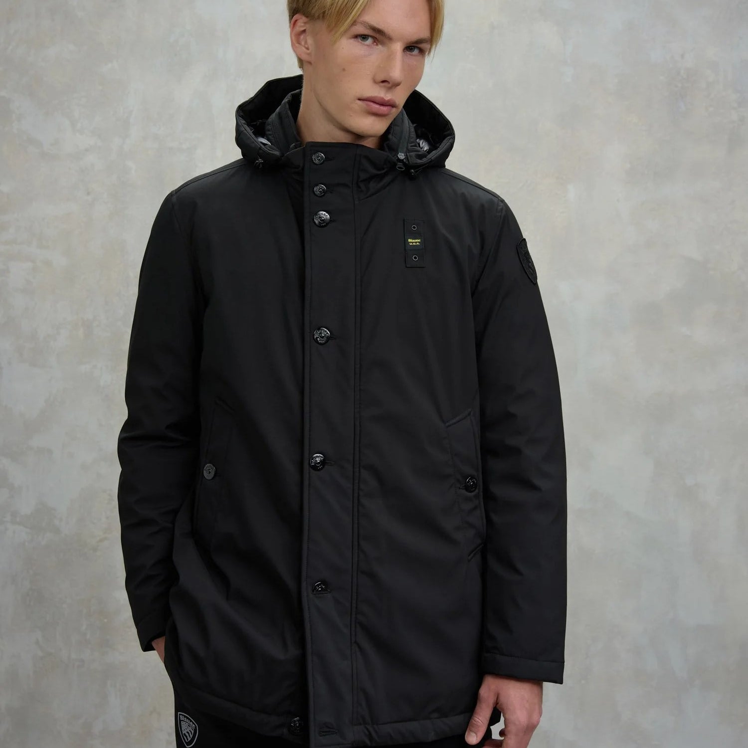 Blauer USA Parka con Cappuccio Removibile Chester