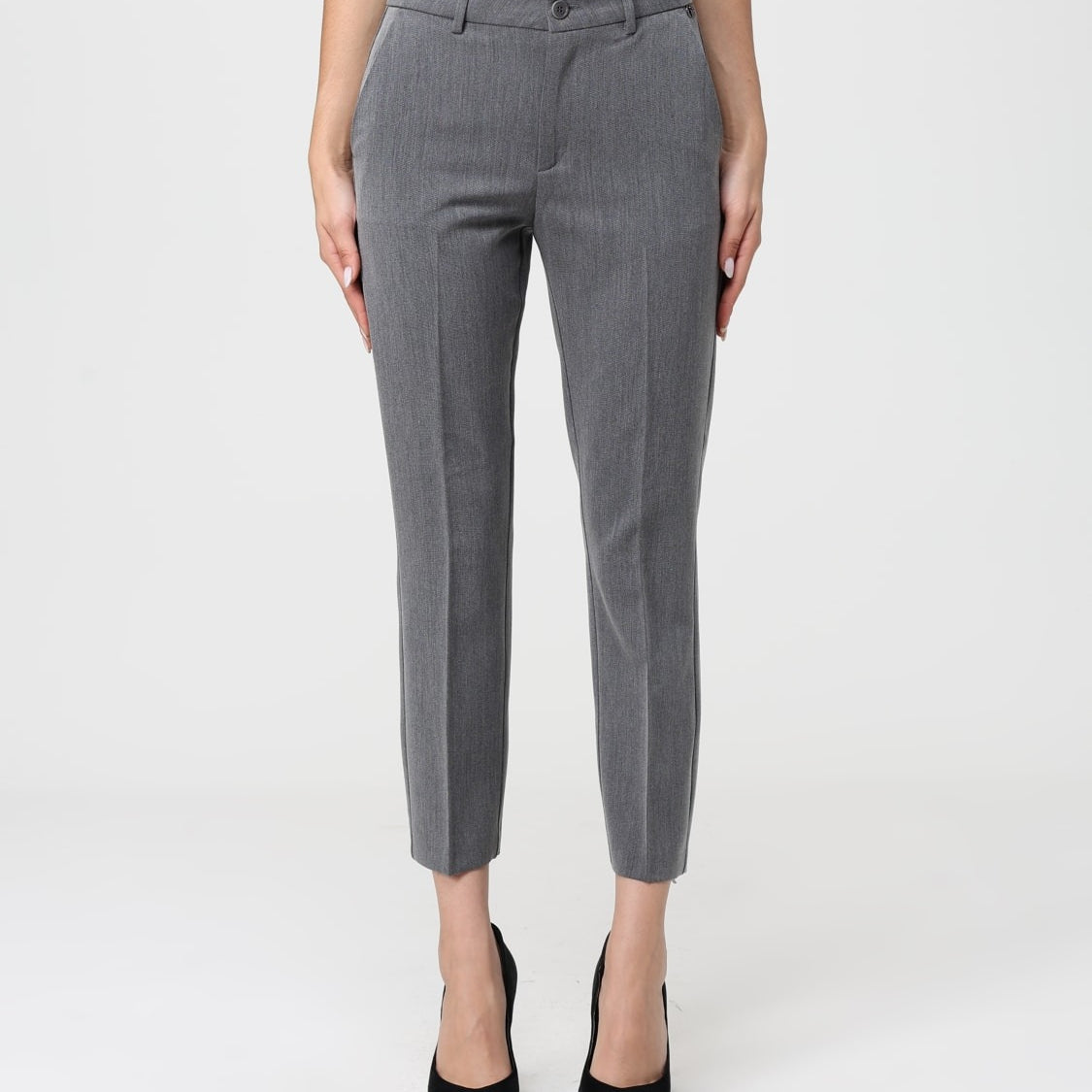 Liu Jo Pantaloni Chino Slim Fit Grigio