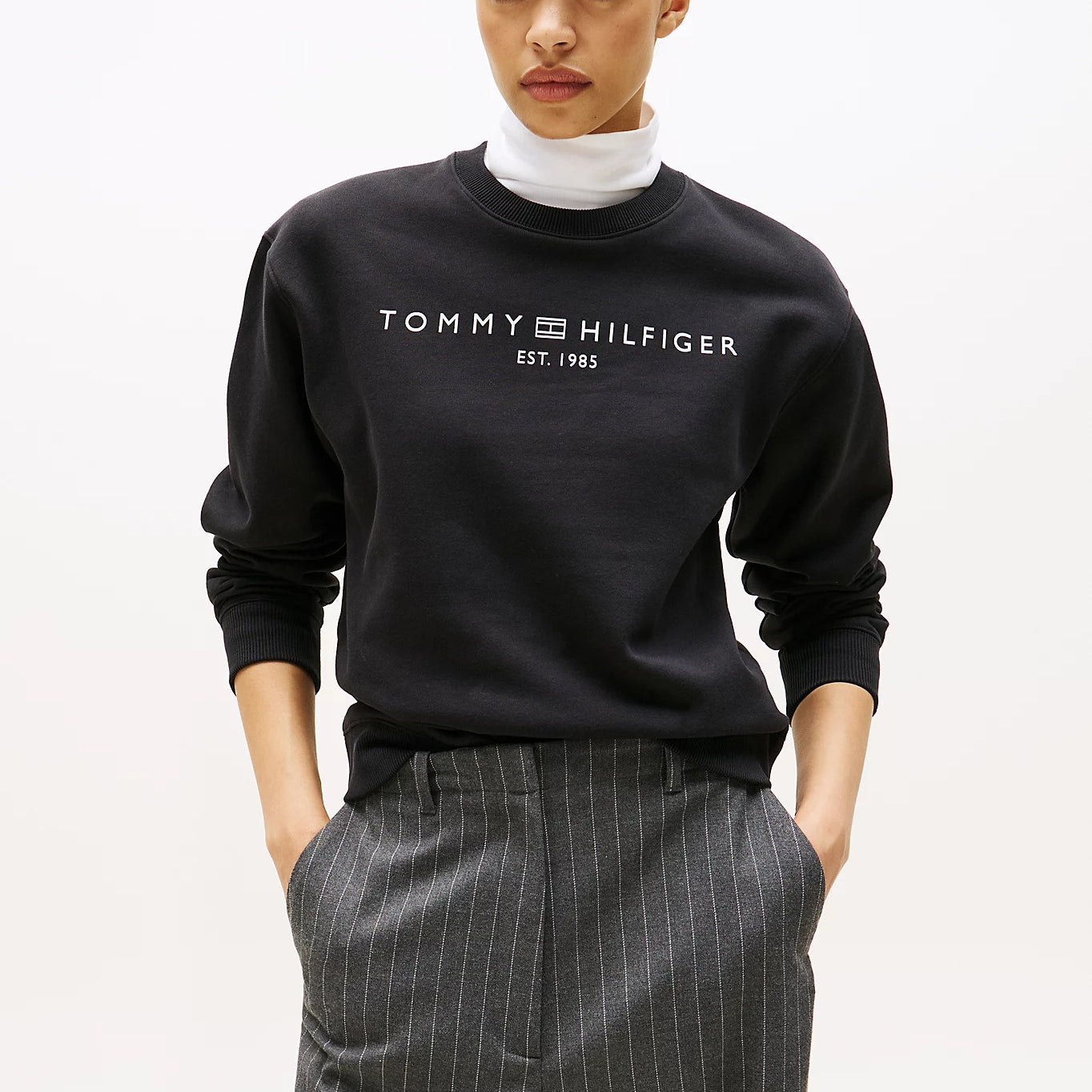 Tommy Hilfiger Felpa Scritta Logo