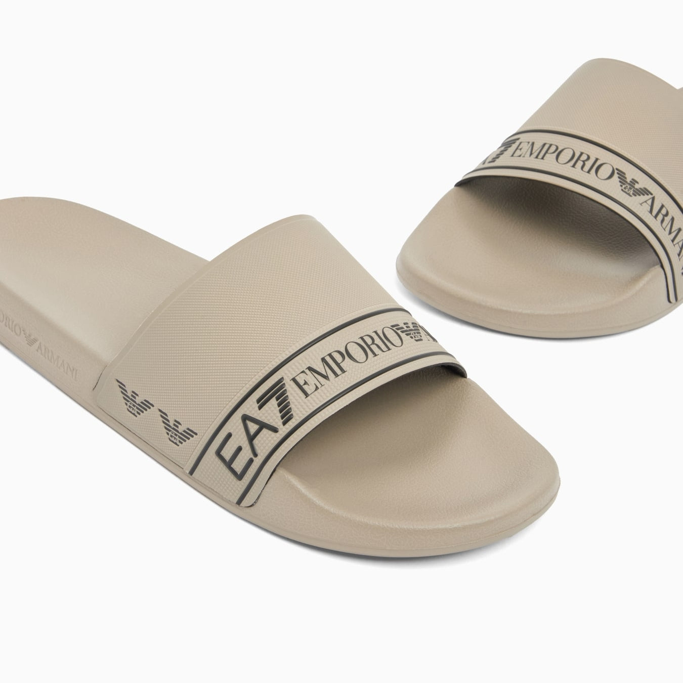 Armani EA7 Ciabatta Sliders con Banda L ogata
