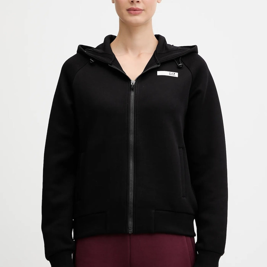 Armani EA7 Felpa con Cerniera Bordeaux