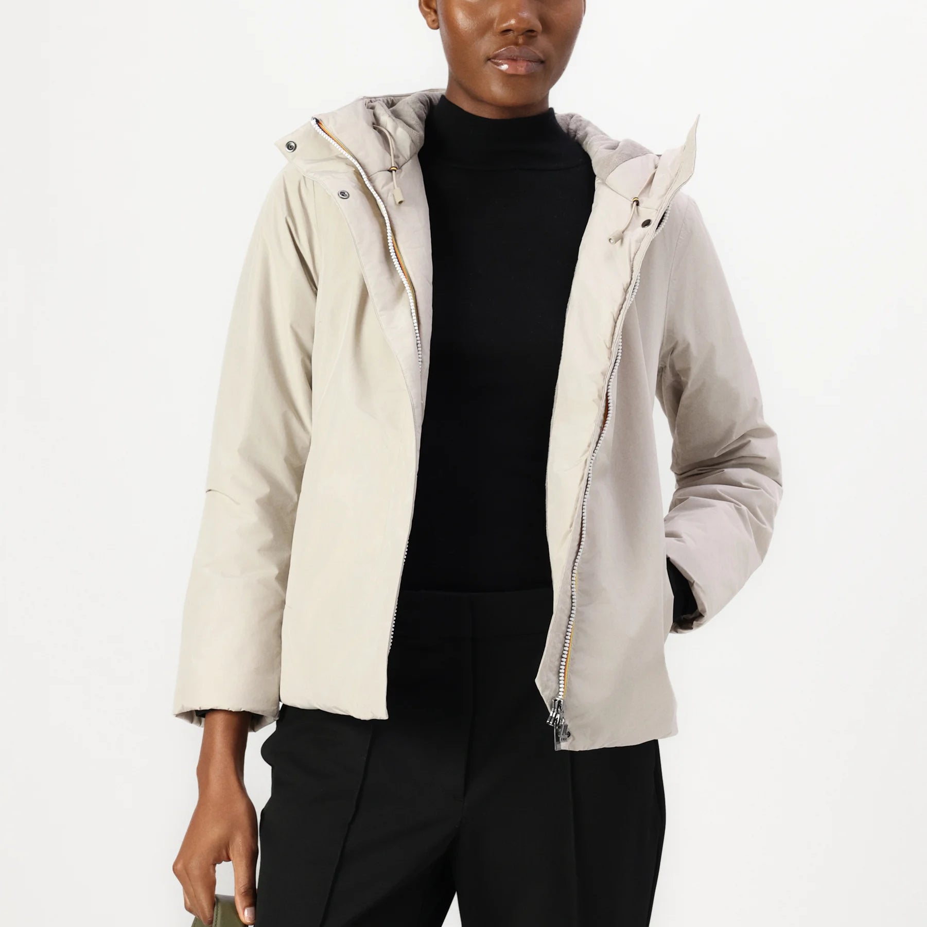 K-WAY Giacca Sondrielle Bonded Corta con Logo