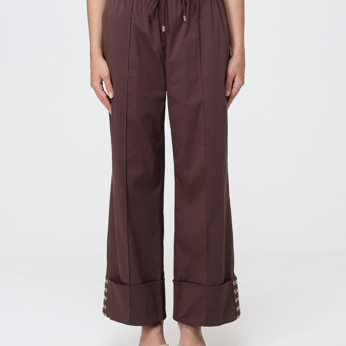 Liu Jo Pantaloni in Jersey Interlock Bianco