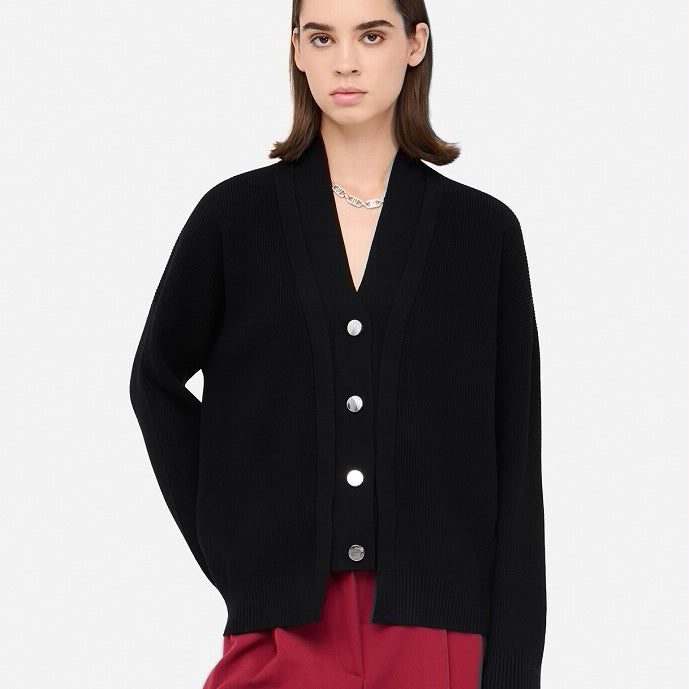 Liu Jo Cardigan in Misto Viscosa Scollo a V