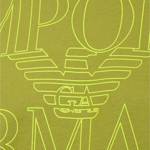 Emporio Armani T-shirt beachwear in Tessuto Organico