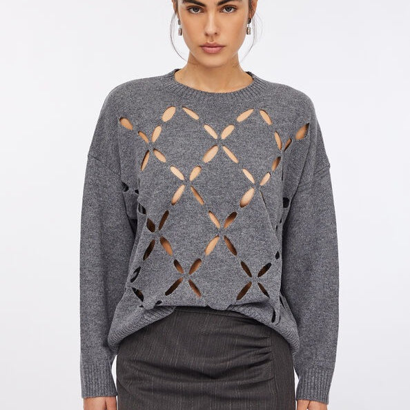 Liu Jo Maglia 100% Lana con Cut-Out
Grigio