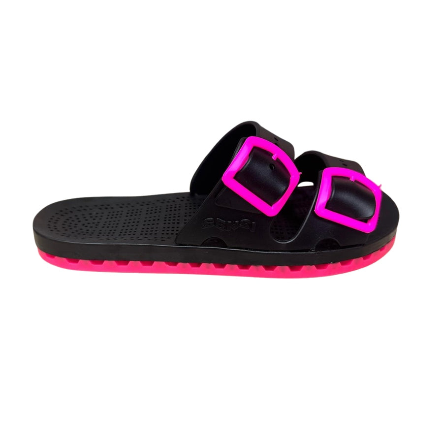 Sensi Ciabatte La Jolla Black Fluo Doppia Fibbia