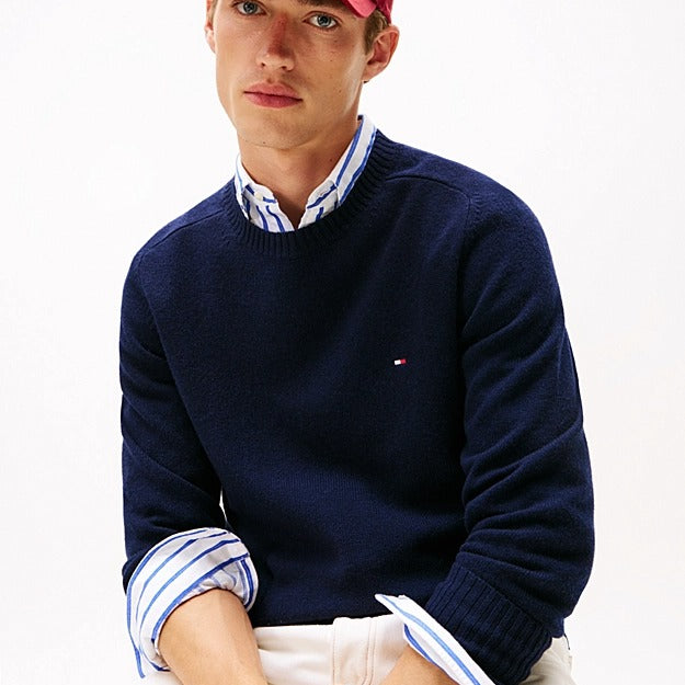 Tommy Hilfiger Dolcevita in Maglia Intrecciata