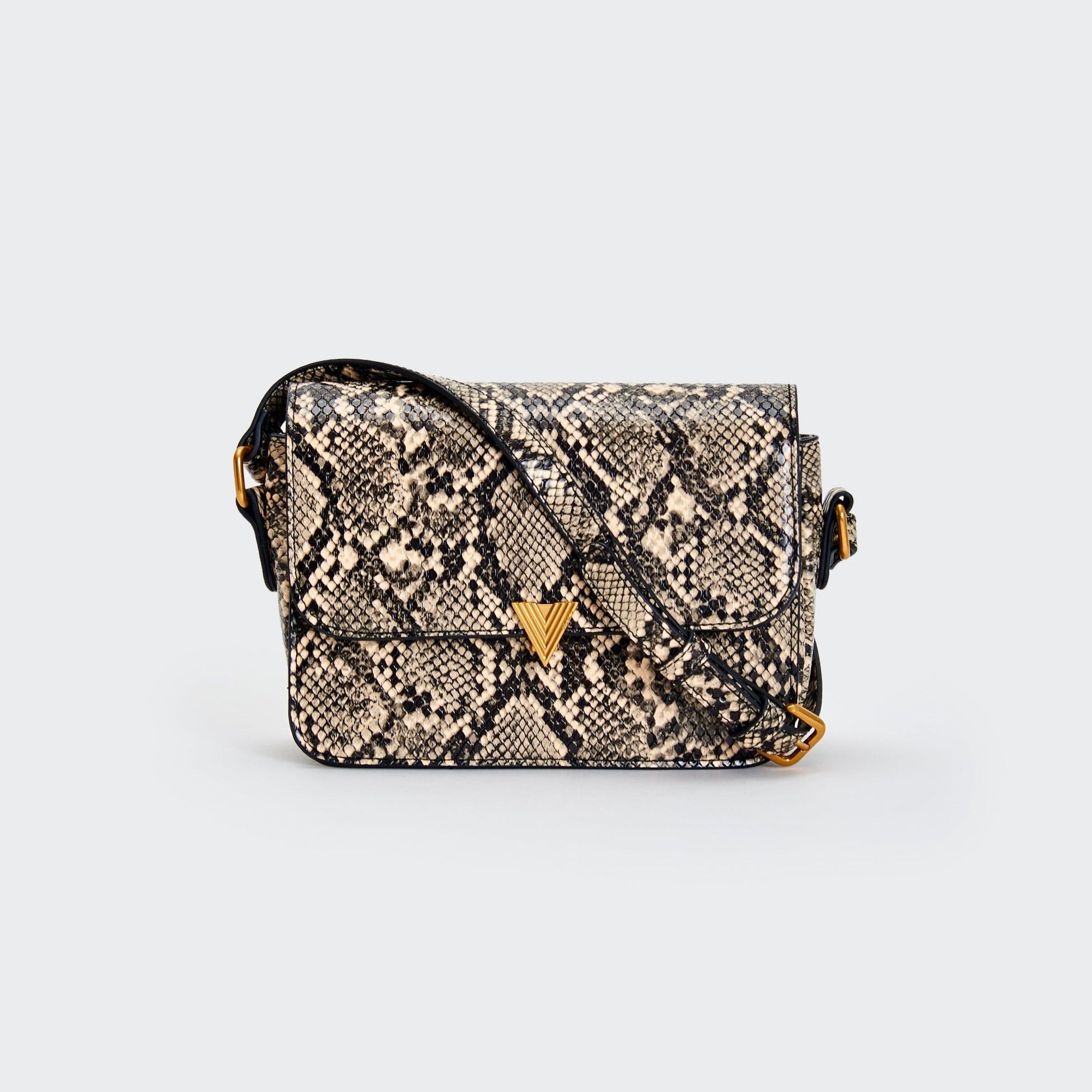 Vicolo Borsa V-Lock Pitonata
Nero Bianco