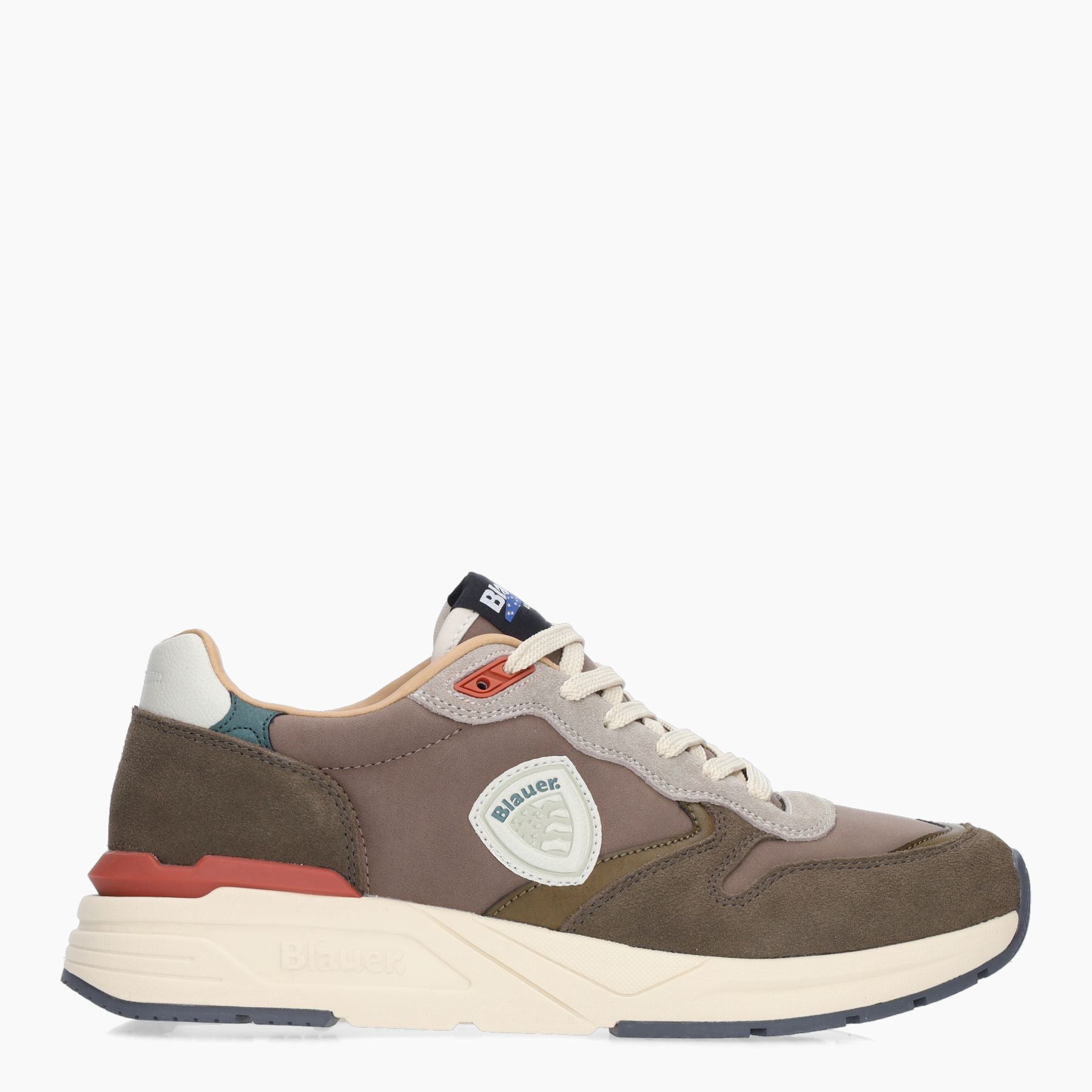 BLAUER USA Sneakers Running in Ecopelle con Logo