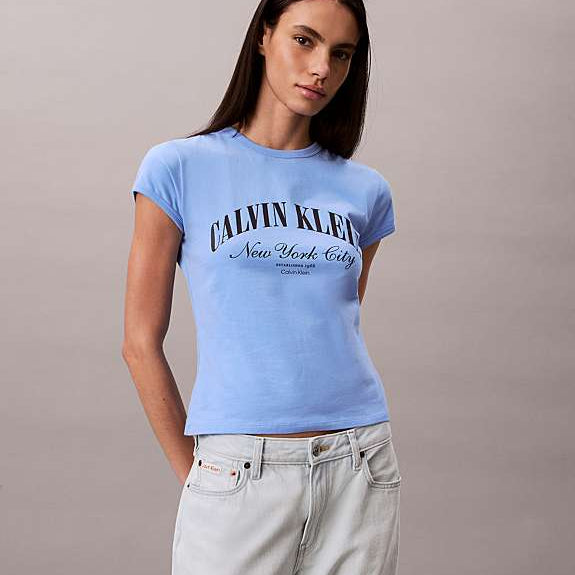 Calvin Klein Jeans T-shirt Classica con Maxi Logo