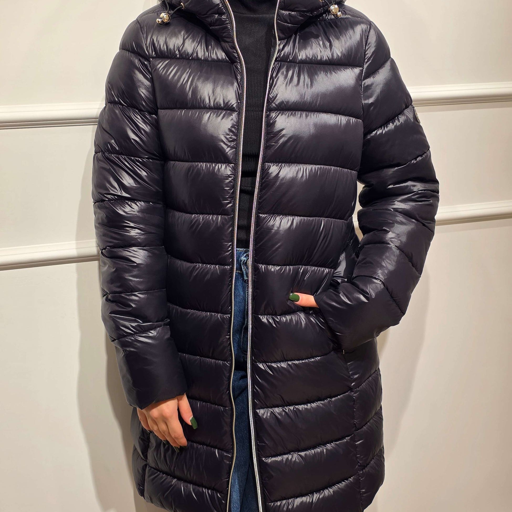 Markup Piumino Lungo con cappuccio