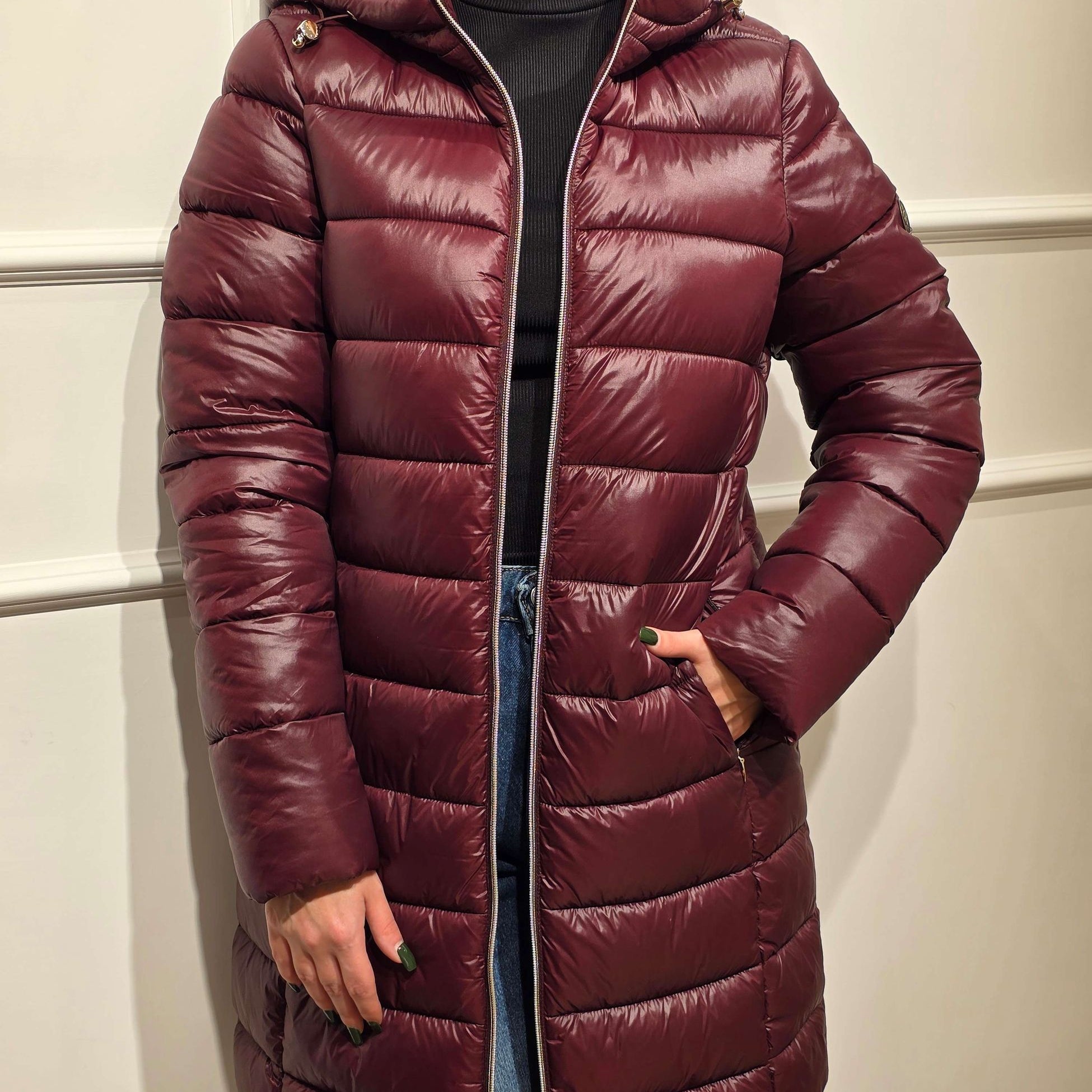 Markup Piumino Lungo con cappuccio