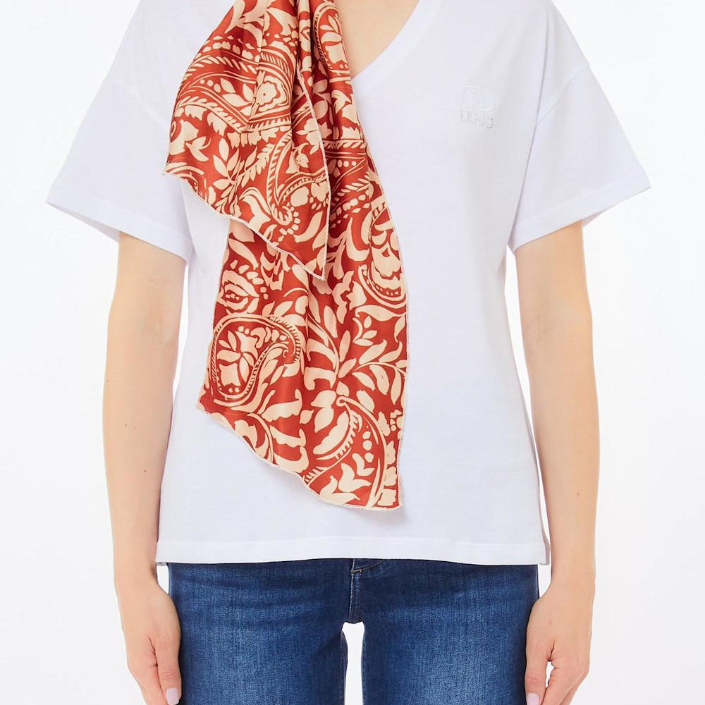 Liu Jo T-shirt con Foulard al Collo