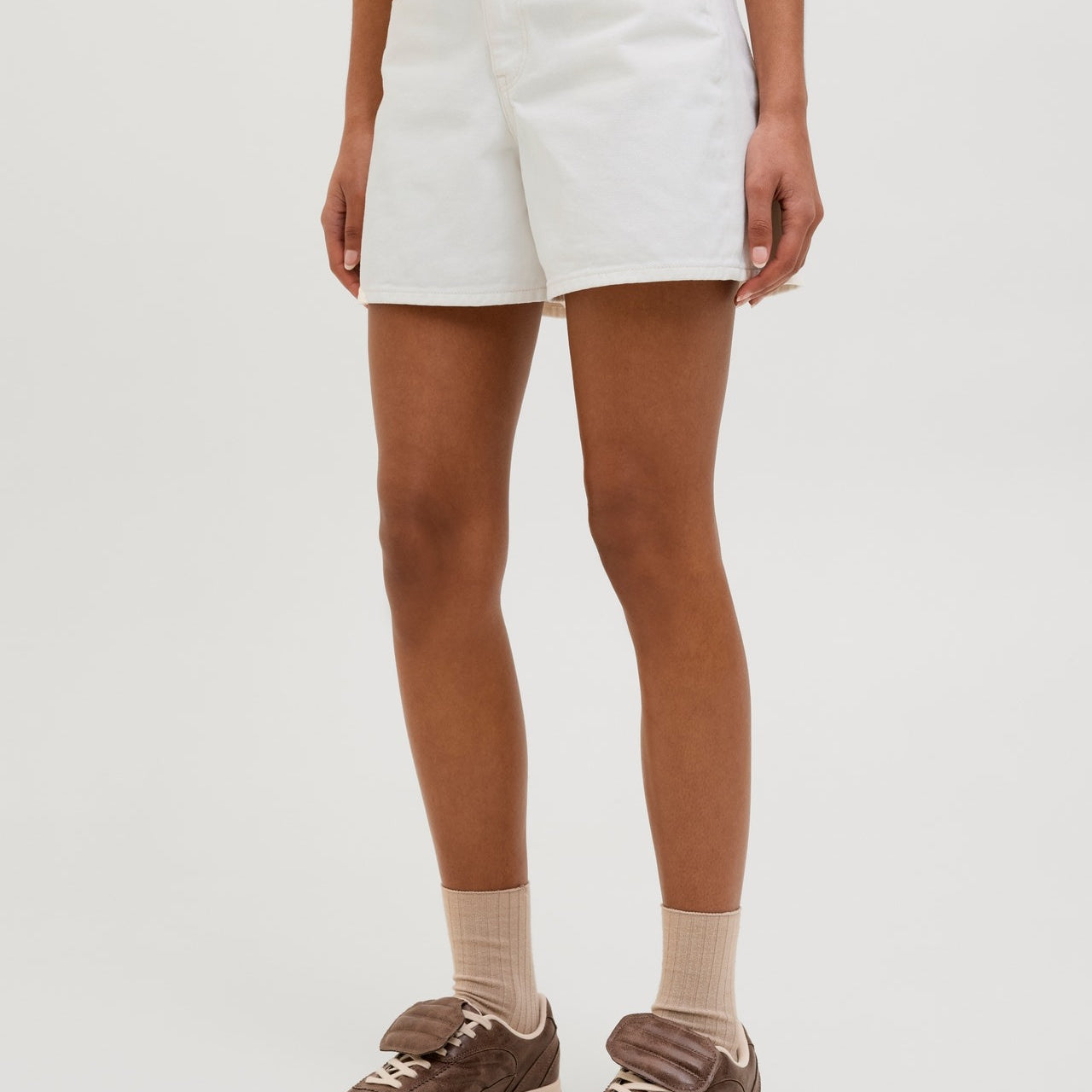 Jjxx Short Jxlaura in Denim con Tasche Posteriori e Frontali