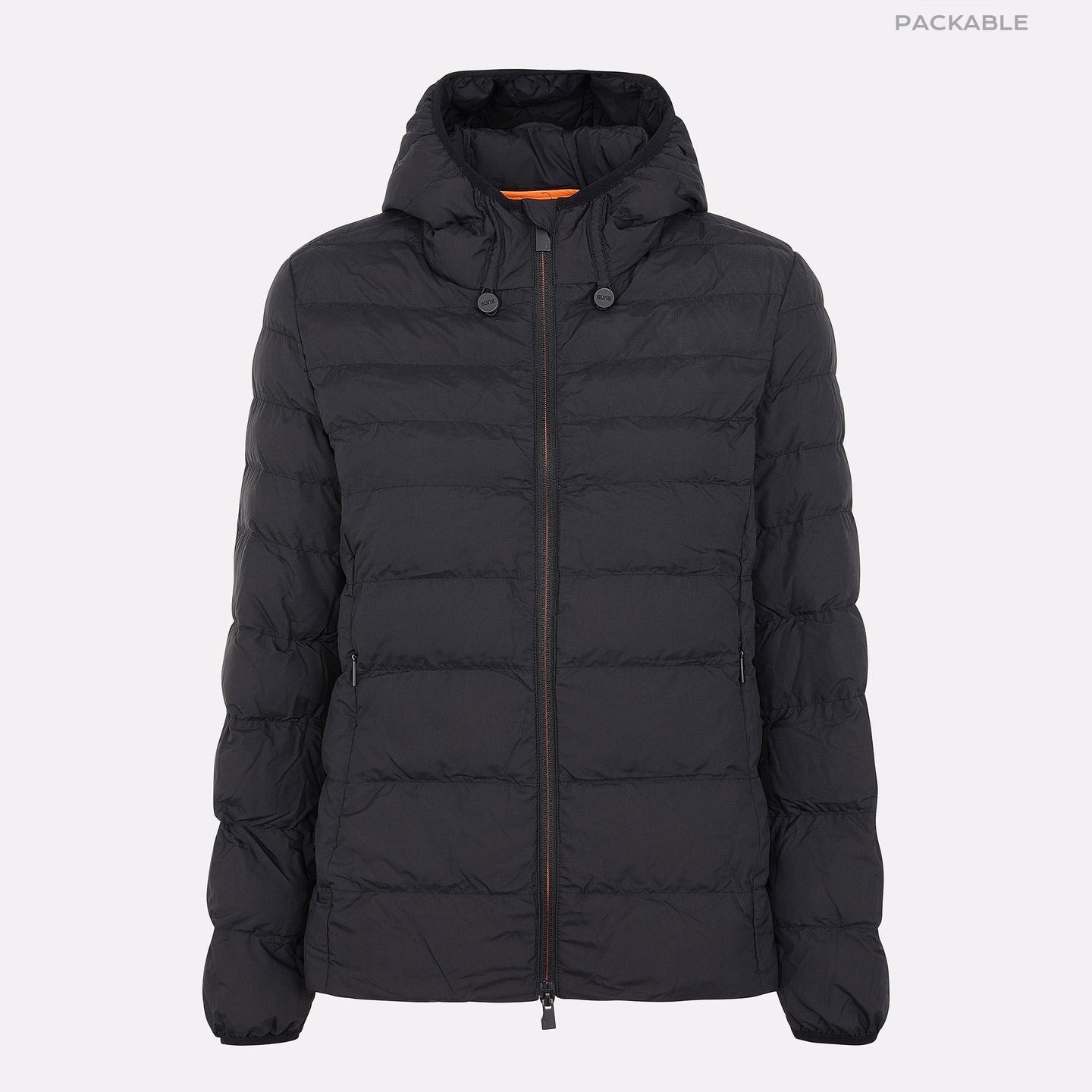 SUNS Piumino Imbottito Modello Bape Lady Travel con Cappuccio