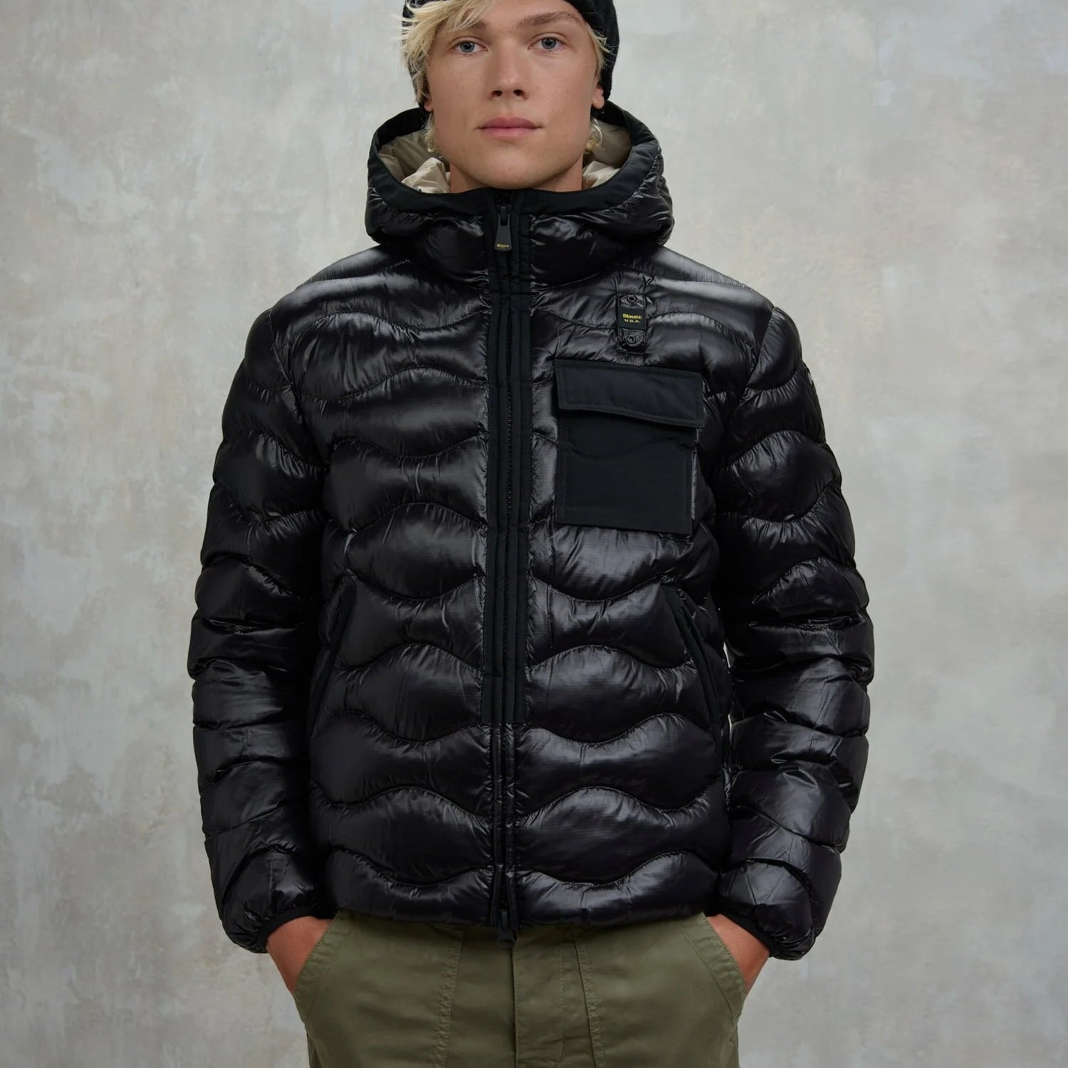 BLAUER USA Giubbino con Taschino Brynt