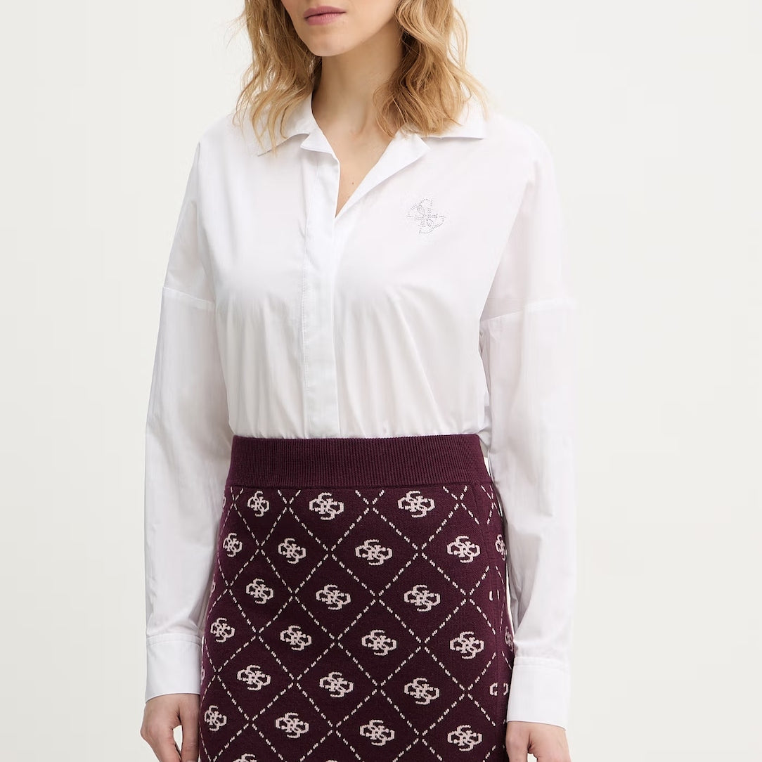 Guess Camicia Body in Misto Seta
Bianco