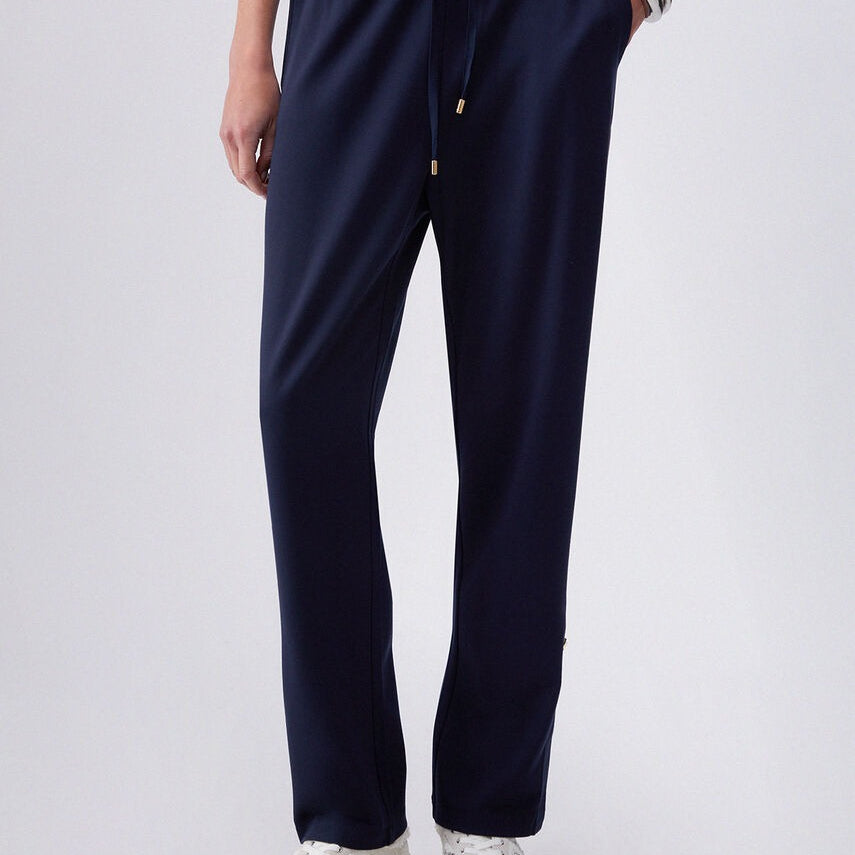 Liu Jo Pantaloni in Jersey Interlock Blù