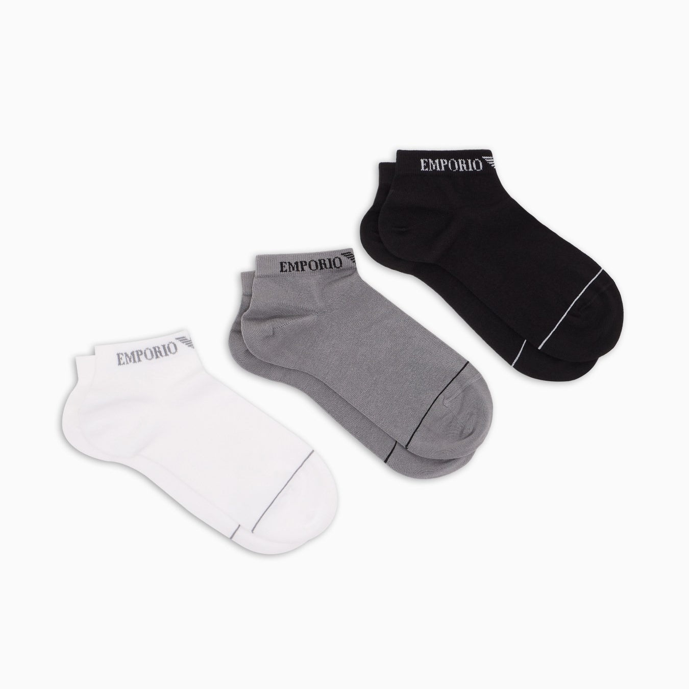 Emporio Armani Pack 3 Calzini Extended Logo