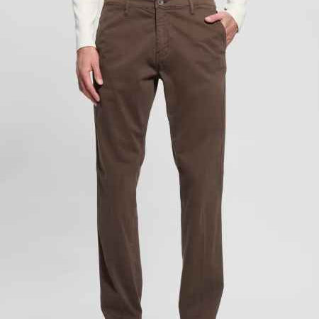 GUESS Pantalone Chino con Tasche Filetto
