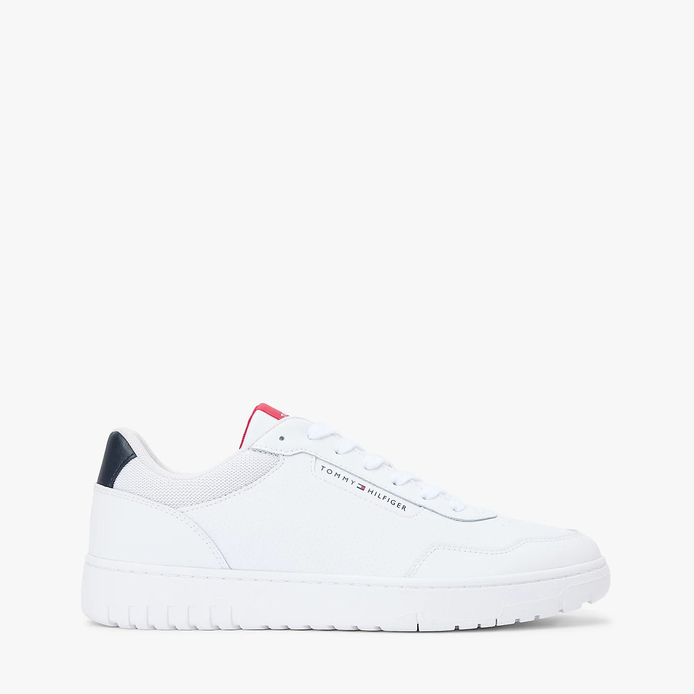 Tommy Hilfiger Sneakers Stile Basket con Pelle
Bianco Blù