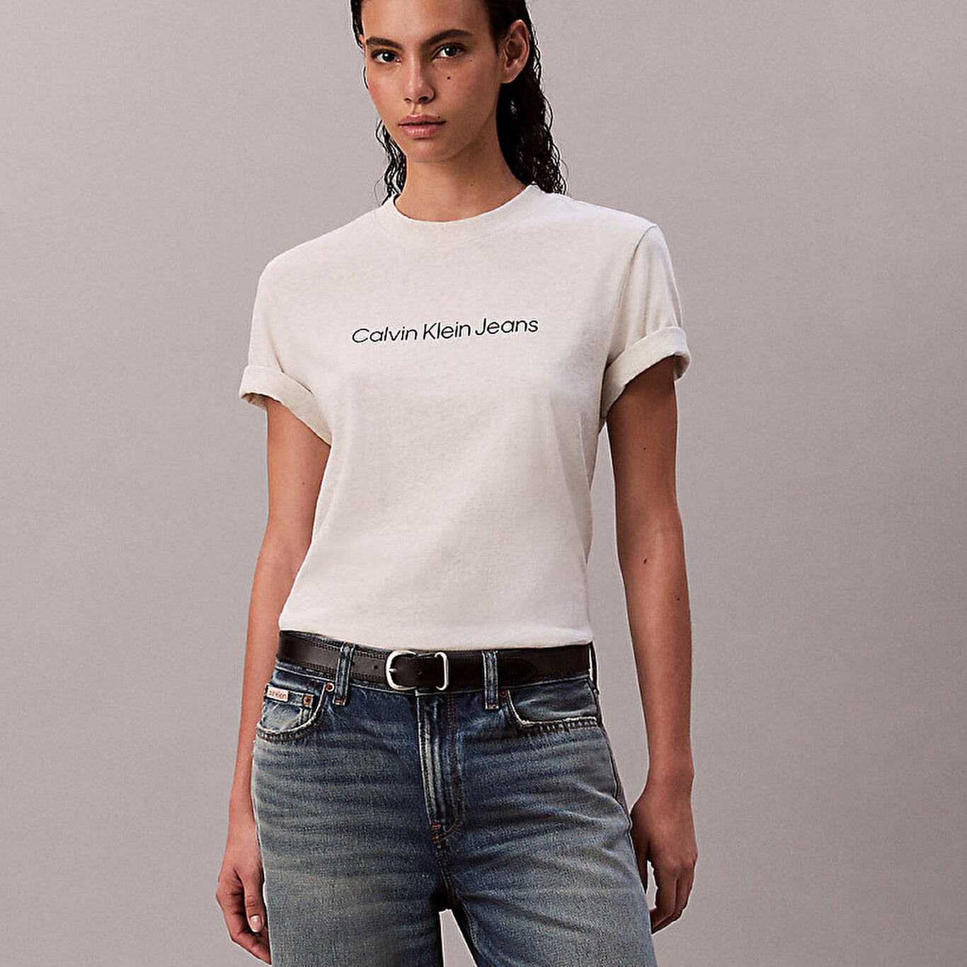 Calvin Klein Jeans Classica con Logo Istantaneo