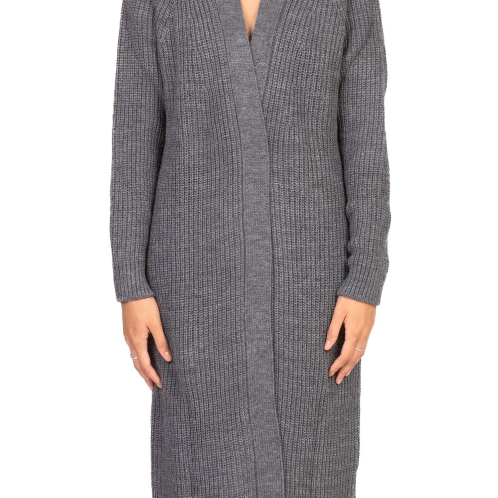 Vicolo Cardigan Lungo Aperto a Coste