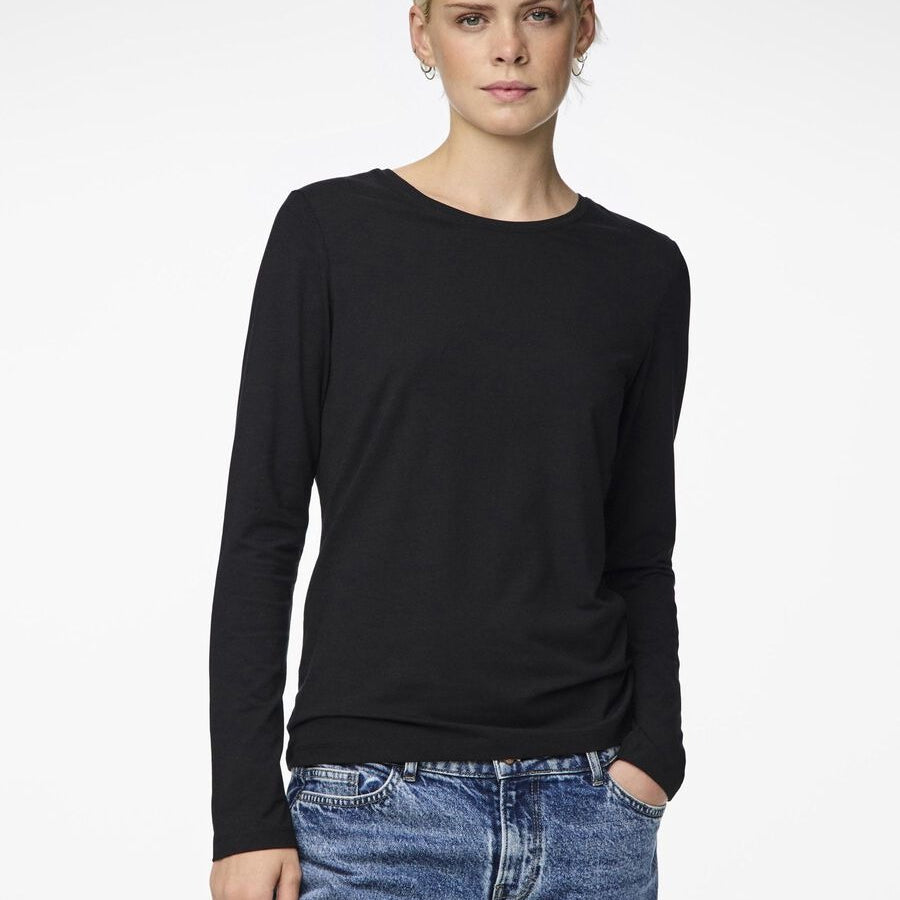 Pieces Tshirt Maniche Lunghe