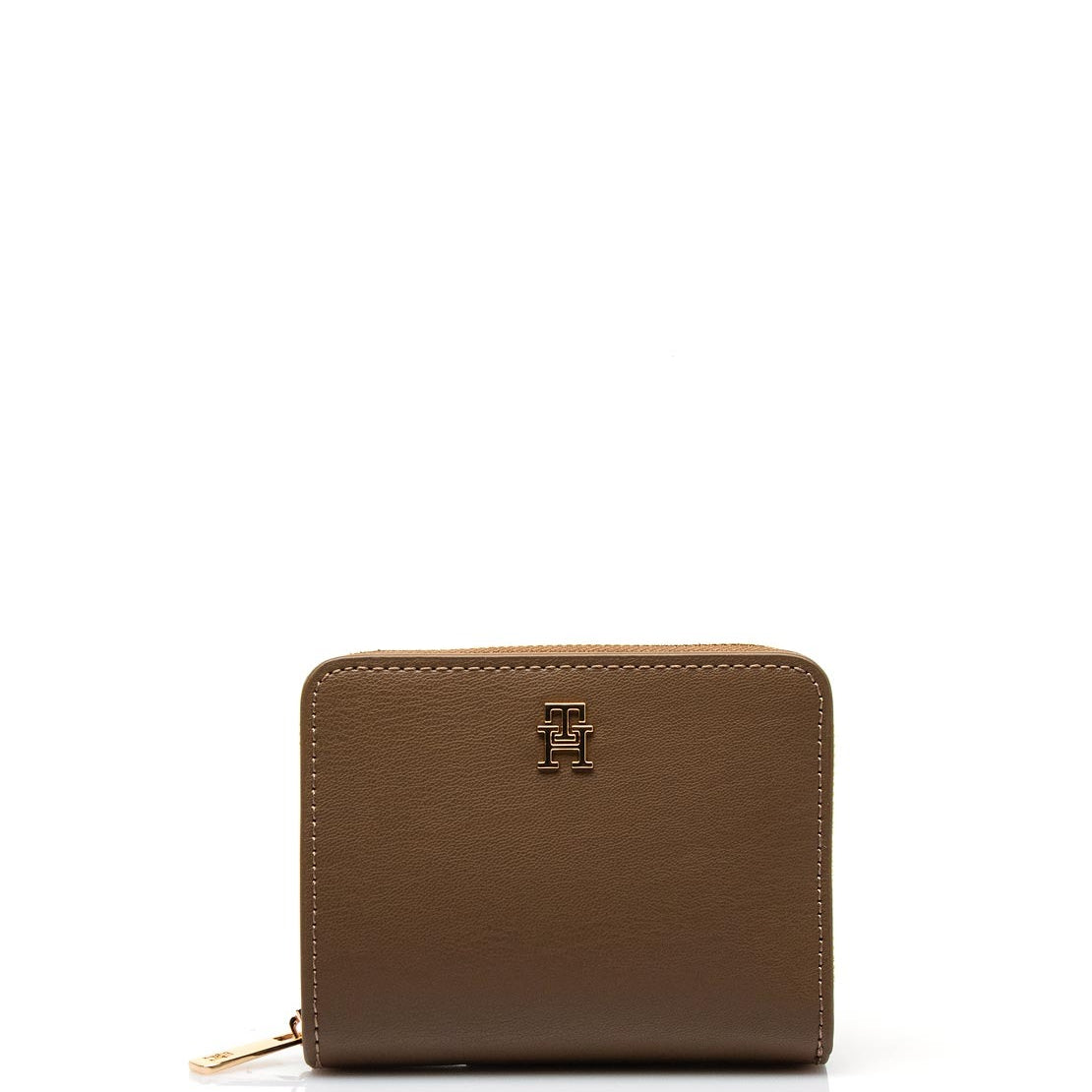 Tommy Hilfiger Portafoglio Hilfiger Icon con Patta e Cerniera Marrone