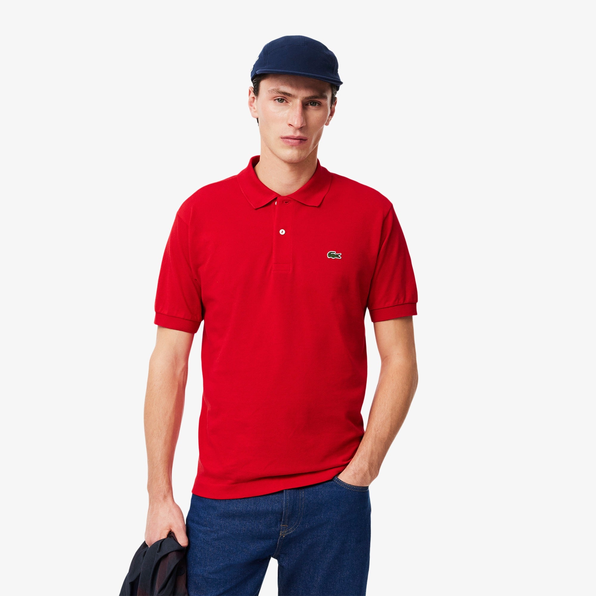 Lacoste Polo in Misto Cotone Organico
