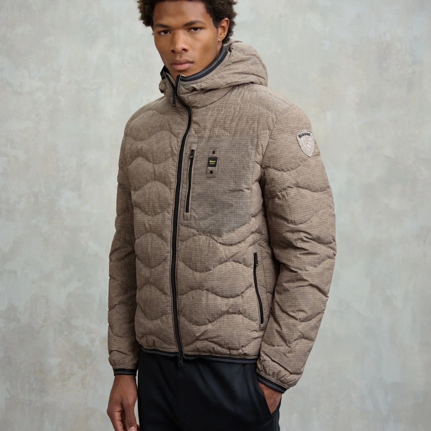 Blauer USA Piumino ad Onde Wax Wave