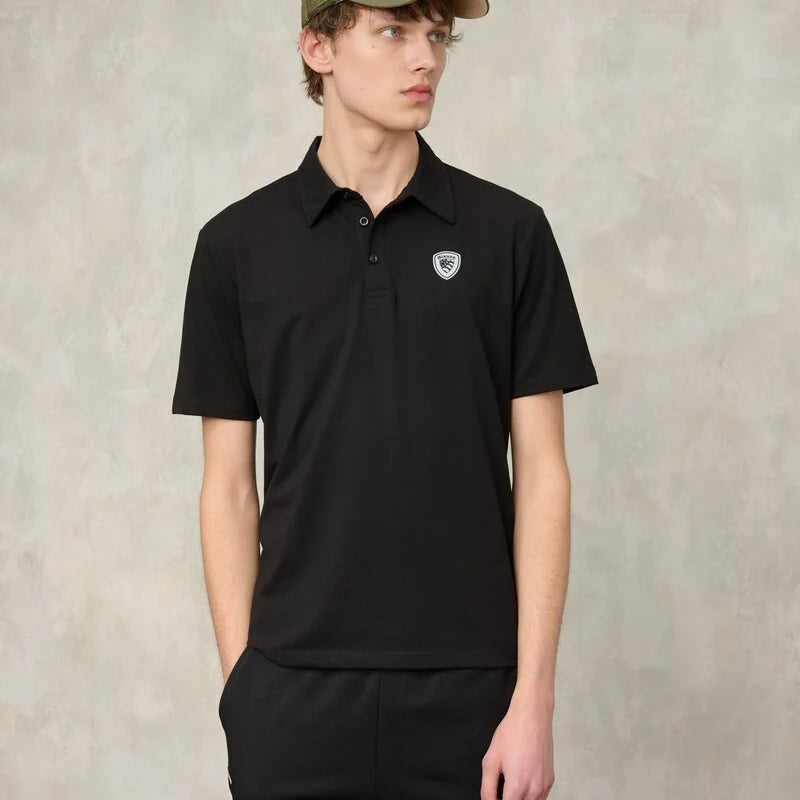 Blauer USA Polo in Cotone Kemp Nero