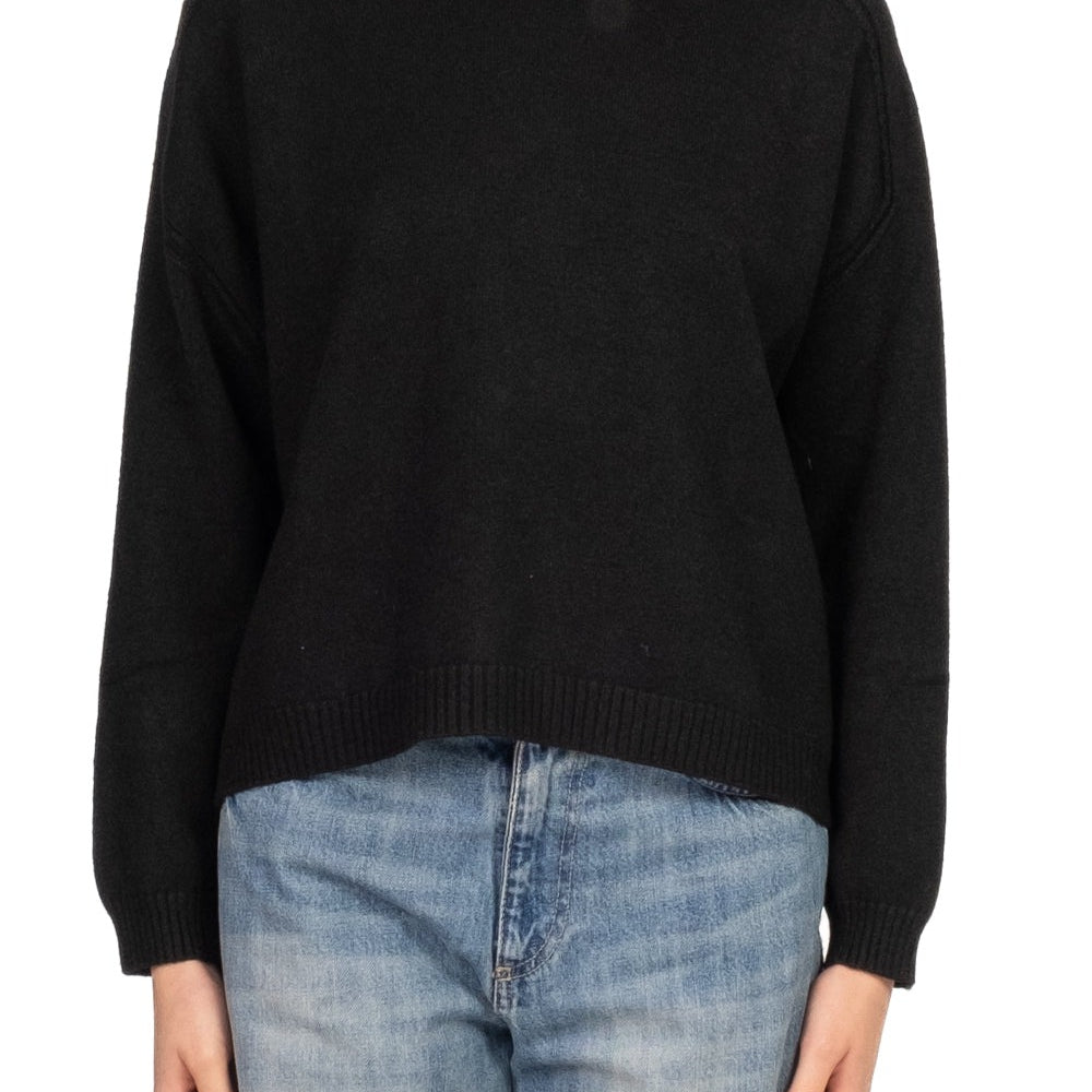 Vicolo Maglia a Scatola Girocollo Boxy